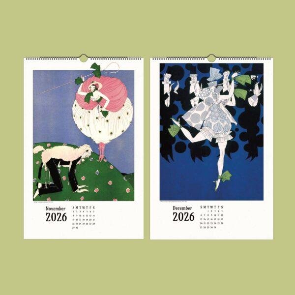 Ralph Barton Wall Calendar – American Cartoonist Art, Caricature Drawing, Cartoon Humor Illustration, Collectible Gift
