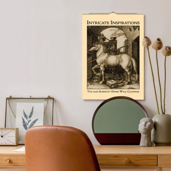 Albrecht Dürer Wall Calendar – German Renaissance Art, Dark Academia, Semi-Glossy Paper
