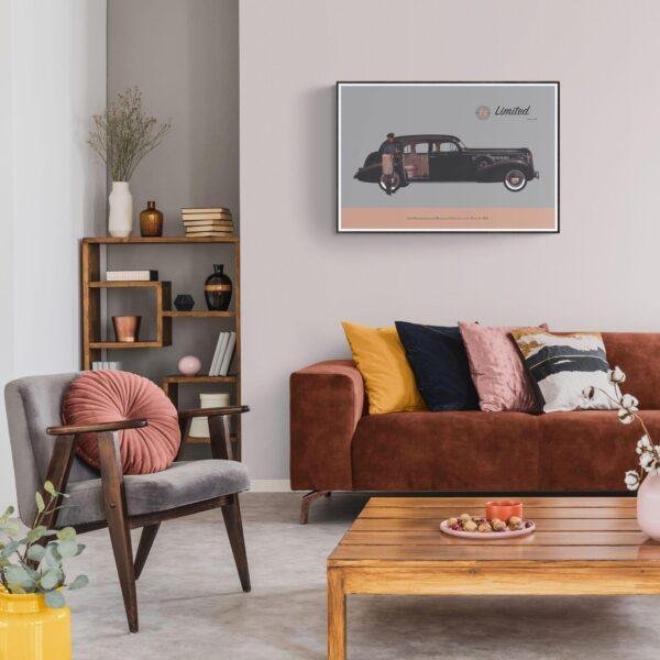 Buick Limited Classic Cars Poster – Vintage Wall Art, Buick Limited Print for Classic Cars Enthusiasts