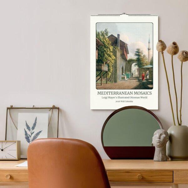 Ottoman Empire Art Wall Calendar – Mediterranean Style, Ancient Wonders, Italian Artist, Semi-Glossy Paper