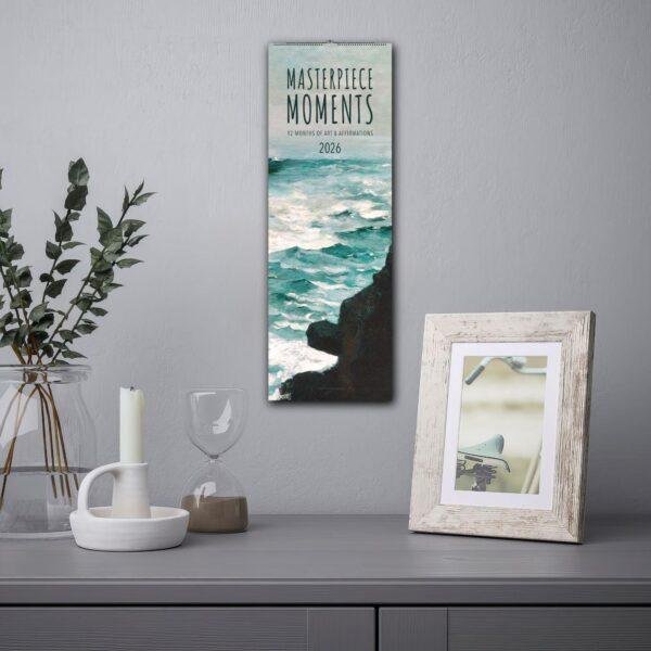 Masterpiece Moments Wall Calendar – Meaningful Quotes, Classic Paintings, Monthly Calendar, Short Life Quotes, Teamwork Motivation