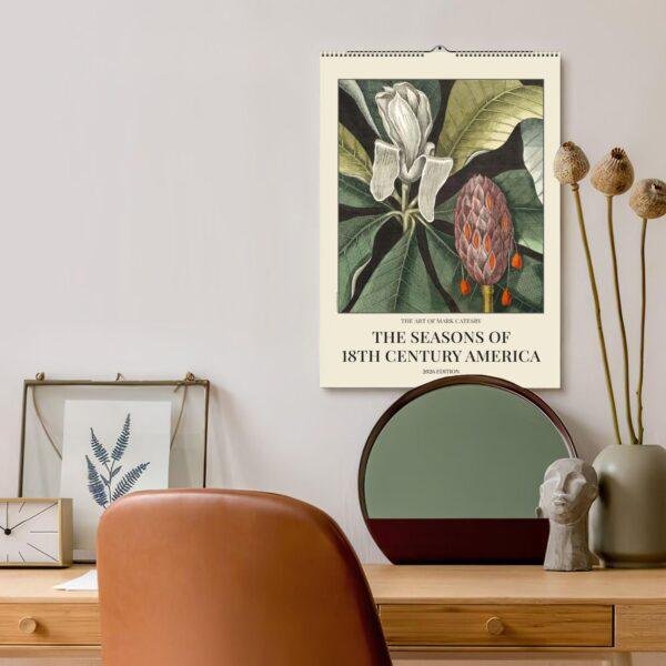Mark Catesby Wall Calendar - British Artist, 18th Century Art, Biologist Gift, Semi-Glossy Paper