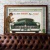 1949 Mercury Eight - 1950s American Car, Car Enthusiast Gift, Classic Cars, Ford Branding