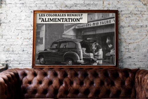 1953 Renault Colorale - Vintage Car Poster