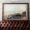 1935 Lincoln LeBaron Convertible Sedan - Car Poster instant download
