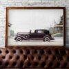 1935 Lincoln The Brunn Cabriolet - Car Poster instant download