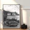 1929 Cord Cabriolet from the rear - Car Poster instant download