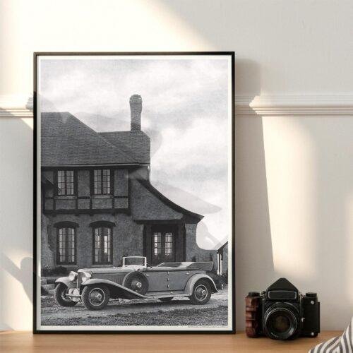 1929 Cord Phaeton Sedan Open - Car Poster instant download
