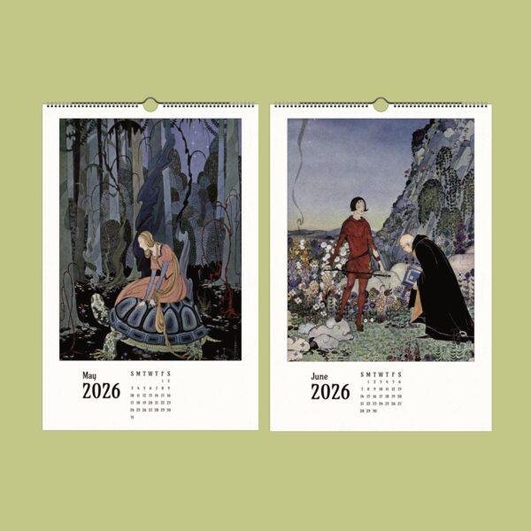 Virginia Frances Sterrett Wall Calendar - Fantasy Artist, Dungeon and Dragon, Semi-Gloss Paper