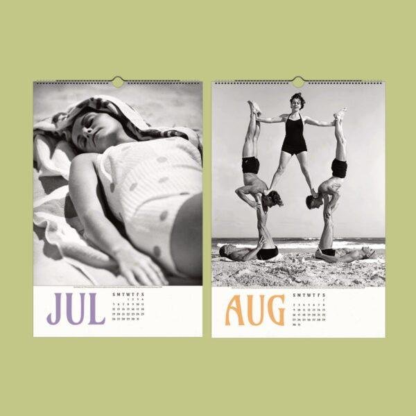 Vintage Aussie Oddities Wall Calendar – Sydney Australia, Melbourne, Brisbane, Retro Gift, Unique Decor