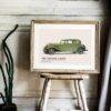 1933 Lincoln Coupe Poster - Classic American Car Decor