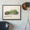 1933 Lincoln Coupe Poster - Classic American Car Decor