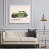 1933 Lincoln Coupe Poster - Classic American Car Decor