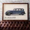 1933 Lincoln Sedan Poster - Classic American Car Decor
