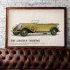 1933 Lincoln Touring Car Poster - Classic American Car Decor