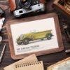 1933 Lincoln Touring Car Poster - Classic American Car Decor