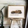 1933 Lincoln Town Sedan Poster - Classic American Car Decor
