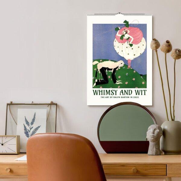 Ralph Barton Wall Calendar – American Cartoonist Art, Caricature Drawing, Cartoon Humor Illustration, Collectible Gift