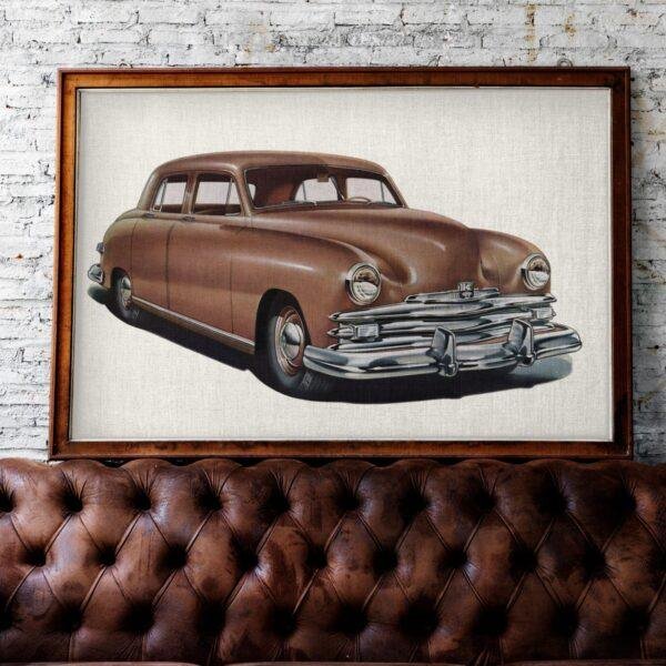 1949 Kaiser Special Sedan - Car Poster instant download