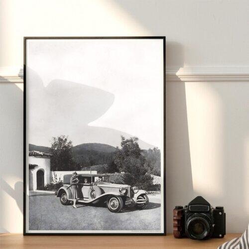 1929 Cord Phaeton Sedan Enclosed - Car Poster instant download