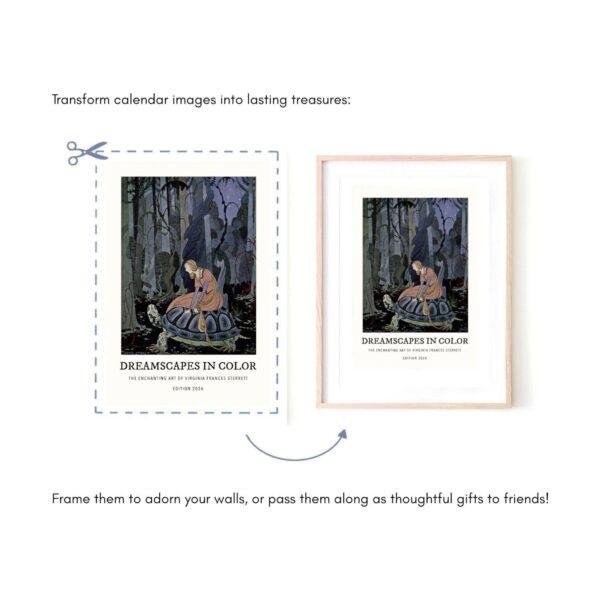 Virginia Frances Sterrett Wall Calendar - Fantasy Artist, Dungeon and Dragon, Semi-Gloss Paper