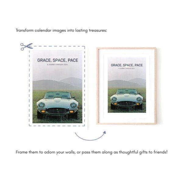 Jaguar Classic Sports Car Wall Calendar - Vintage Models, Semi-Glossy Paper