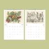 Victorian Garden Wall Calendar - Antique Fruit & Vegetable Art
