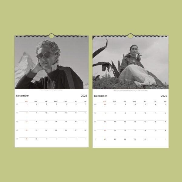 Toni Frissell Wall Calendar – Fashion Photography, Frida Kahlo photo, Vogue Fashion