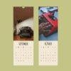 Literary Calendar – Typing Machines From The Past, Gifts For Authors, Semi-Glossy Paper