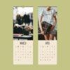Literary Calendar – Typing Machines From The Past, Gifts For Authors, Semi-Glossy Paper