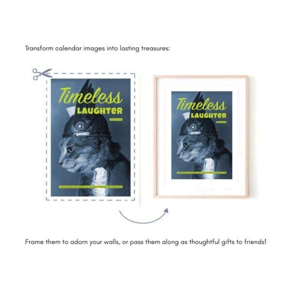 Timeless Laughter Wall Calendar – Roaring 20's, Great Gatsby, Funny Gift, Unique Teacher Gift