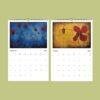 Rufino Tamayo Wall Calendar – Abstract Art by Mexican Artist, Modern Wall Calendar, Flower Artwork