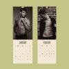 Gay Couple Gift – Wall Calendar, Same Sex Marriage Gift, Masculine Wall Art, Gay Wedding, First Anniversary