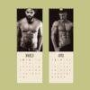 Gay Couple Gift – Wall Calendar, Same Sex Marriage Gift, Masculine Wall Art, Gay Wedding, First Anniversary