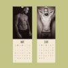 Gay Couple Gift – Wall Calendar, Same Sex Marriage Gift, Masculine Wall Art, Gay Wedding, First Anniversary