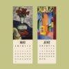 August Macke Wall Calendar – Fauvism Painting, Expressionist Art, 20th Century Art, Der Blaue Reiter, Vibrant Colors