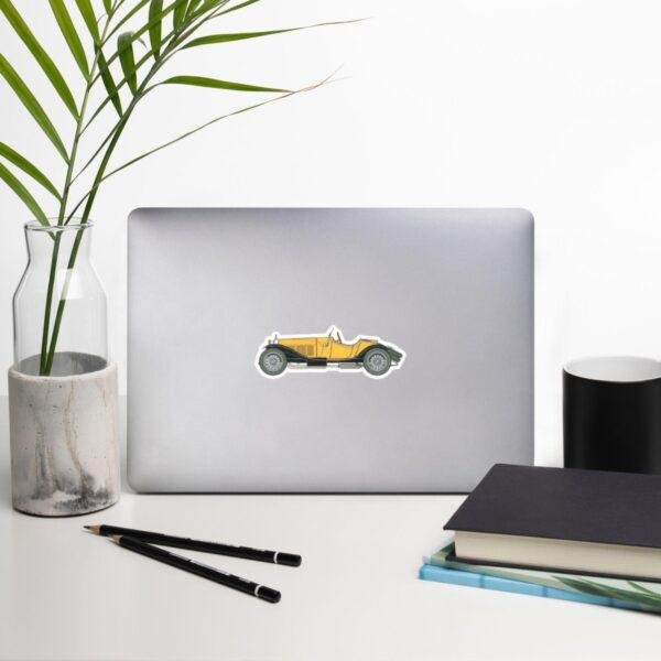 Alfa Romeo 6C 1750 Super Sport Sticker: Vintage Italian Race Car Kiss-Cut Sticker