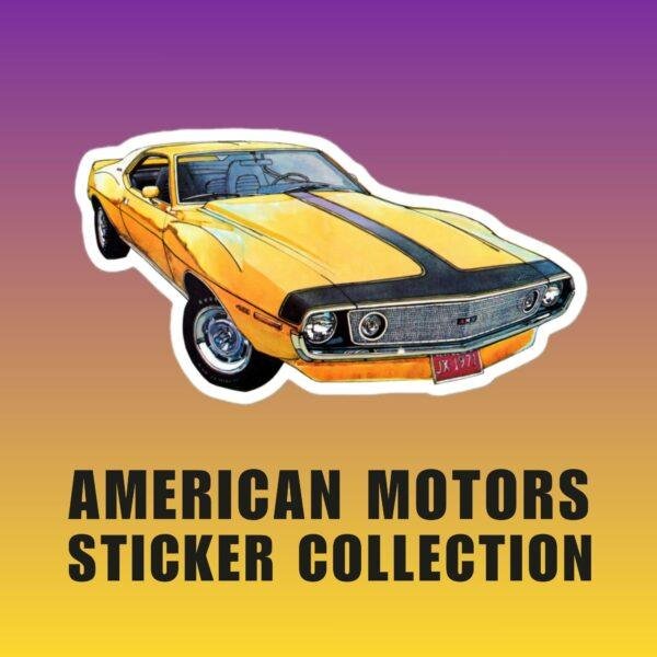 AMC Javelin SST Sticker: Classic American Muscle Car Kiss-Cut Sticker