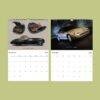 Jaguar Classic Sports Car Wall Calendar - Vintage Models, Semi-Glossy Paper