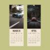 Classic Muscle Car Wall Calendar – Monthly Calendar for Car Enthusiasts, American Muscle, Classic Cars, GT, Collectors Gift