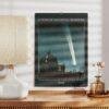 Solar System Monthly Wall Calendar - Starry Night Astronomy Art, Semi-glossy silk paper