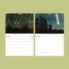 Solar System Monthly Wall Calendar - Starry Night Astronomy Art, Semi-glossy silk paper