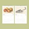 Victorian Garden Wall Calendar - Antique Fruit & Vegetable Art