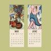 Ernst L Kirchner Wall Calendar Slimeline – Expressionism Art, Famous Painting, German Artist