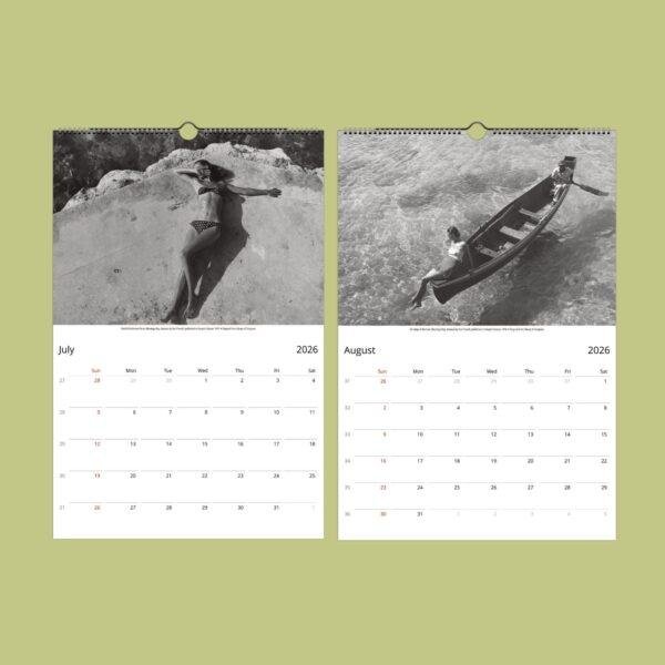 Toni Frissell Wall Calendar – Fashion Photography, Frida Kahlo photo, Vogue Fashion