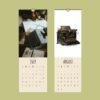 Literary Calendar – Typing Machines From The Past, Gifts For Authors, Semi-Glossy Paper