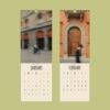 Italy Wall Calendar Slimline – La Dolce Vita, Tuscany, Amalfi Coast, Vineyard Art Print