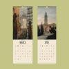 Italy Wall Calendar Slimline – La Dolce Vita, Tuscany, Amalfi Coast, Vineyard Art Print