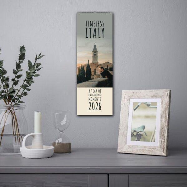 Italy Wall Calendar Slimline – La Dolce Vita, Tuscany, Amalfi Coast, Vineyard Art Print