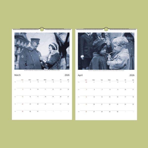 Timeless Laughter Wall Calendar – Roaring 20's, Great Gatsby, Funny Gift, Unique Teacher Gift
